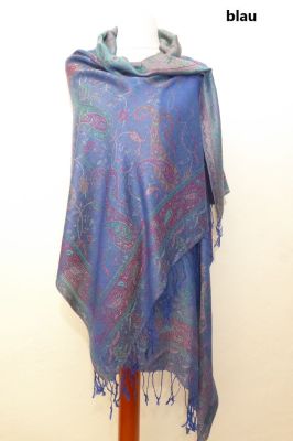 Viskoseschals mit Paisleys und Ornamenten XL - vier Farben