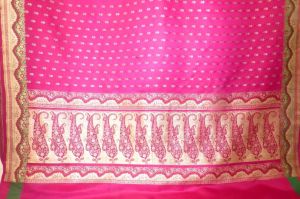 Handgewebter Benarsi Brokatsari pink