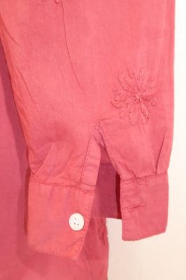 Baumwoll-Bluse 'Preetam' weinrot - B-Ware
