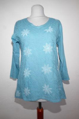 02 - Baumwoll-Tunika Maitri hell-petrol