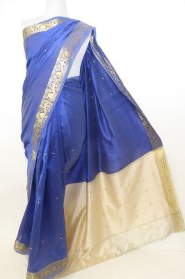 Sari Dekosilk royalblau-creme