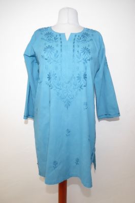 ANGEBOT - Baumwoll-Tunika Classic XXL petrol