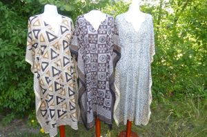 Kaftan Turiya Ethno-Design - drei Farben
