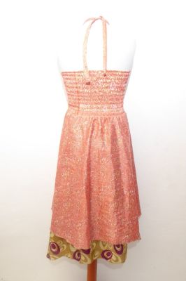 Kleid 'Tilasmi' apricot-dunkelgold