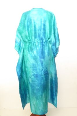 Kaftan 'Aloka' Seide türkis XXL