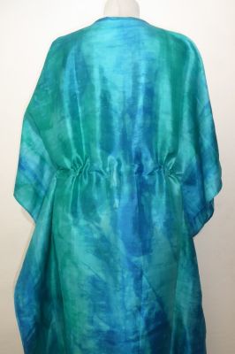 Kaftan 'Aloka' Seide türkis XXL