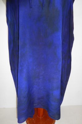 Kaftan 'Aloka' Kreppseide blauviolett XXL