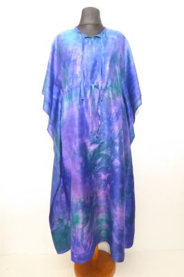 Kaftan Aloka Seide flieder-violett XXL