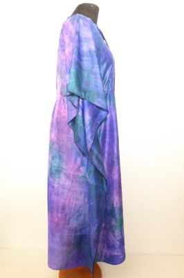 Kaftan 'Aloka' Seide flieder-violett XXL
