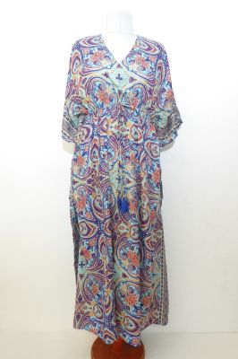 Kaftan Nirvesha blau-türkis