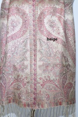 Elegante Seidenschals 'Jamawar' - S - 9 Farben