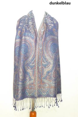 Elegante Seidenschals 'Jamawar' - S - 9 Farben