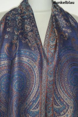 Elegante Seidenschals 'Jamawar' - S - 9 Farben