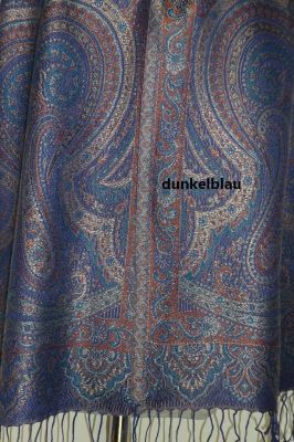 Elegante Seidenschals 'Jamawar' - S - 9 Farben