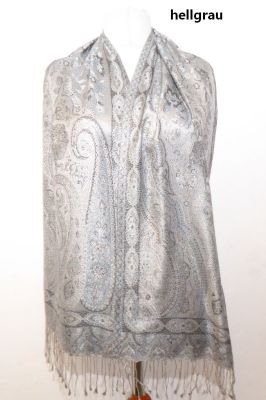Elegante Seidenschals 'Jamawar' - S - 9 Farben