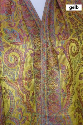 Elegante Seidenschals 'Jamawar' - S - 9 Farben