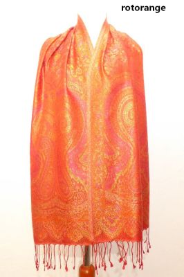 Elegante Seidenschals 'Jamawar' - S - 9 Farben