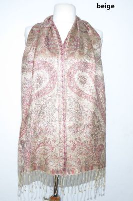 Elegante Seidenschals 'Jamawar' - S - 9 Farben