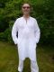 Kurta Baumwolle 'Chikan' weiß - S bis XXXXL