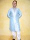 Kurta-Pajama-Set 2-tlg hellblau
