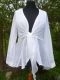 Bluse 'Fancy' aus weissem Baumwollbatist