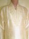 Kurta-Pajama-Set 2-teilig cremegold