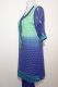 Salwar Kameez Viskose blau-grün Stoffset / Anfertigung
