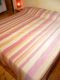 Tagesdecke 'Kantha' Rayon rosé-apricot-vanille - L