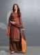 Salwar Kameez 'Bela' braun - Stoffset / Anfertigung