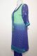 Salwar Kameez 3-tlg. Viskose royalblau-hellgrün