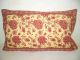Kissenbezug 40x60 Blumenprint hellgelb mit rot