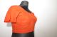 Saribluse 'Choli' Baumwolle orange