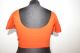 Saribluse 'Choli' Baumwolle orange