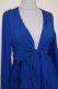 Seidenbluse 'Fancy' blau - B-Ware