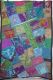Wandbehang 'Patchwork' grün-violett-blau
