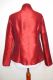Blusenjacke 'Antelope' aus indischer Khadi-Seide rubinrot