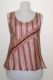 Seidentop 'Anandi' hellbeige mit Blumenprint