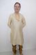 Kurta-Pajama-Set 2-teilig Rayon elfenbein