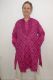 Kurta-Pajama 'Chikan' Baumwolle 2-teilig magenta