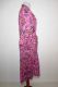 Morgenmantel aus Baumwolle pink