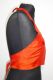 Seidentop 'Neckholder' orangerot