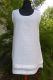 Sommertop aus weißem Baumwollbatist XXL - zweilagig