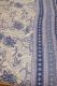 Quilt 'Blockprint' zweiseitig blau-weiß