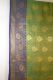 Heavy Organza Brokatsari grün-blau-gold