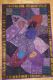 Wandbehang 'Patchwork' dunkelviolett