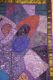 Wandbehang 'Patchwork' dunkelviolett