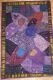 Wandbehang 'Patchwork' dunkelviolett