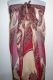 Stola Viskose weinrot-beige mit Paisley-Print