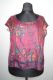 Sommertop 'Lidia' Seide weinrot
