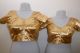 Saribluse 'Choli' gold S - XXXL